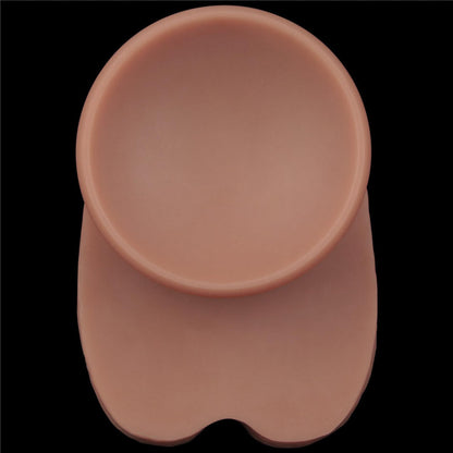 12-16'' Dual Layered Bendable Silicone Cock XXL(Flesh)-12