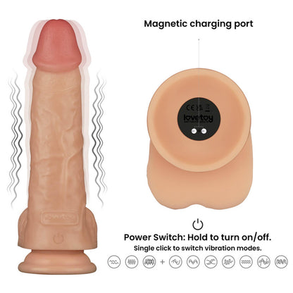 12-9'' Vibrating Power Basics Cock-12