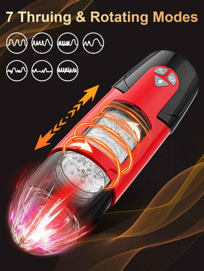 15-Masturbator obrotowo teleskopowy Lovesecret LS05 z aplikacją 27 cm-15