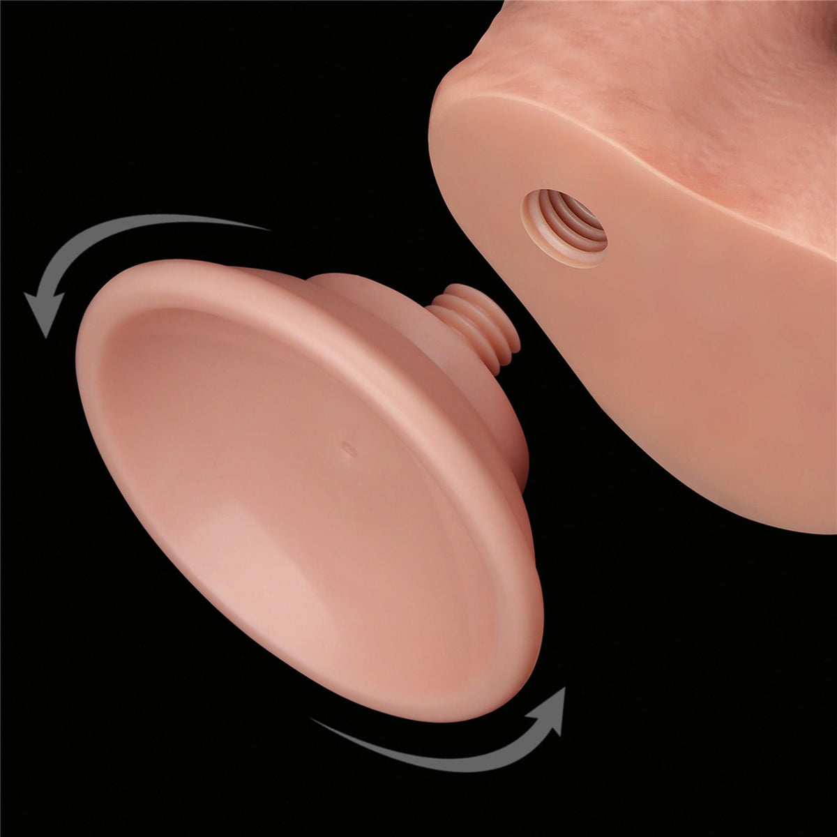 12-7'' Sliding Skin Dual Layer Dong Flesh-12