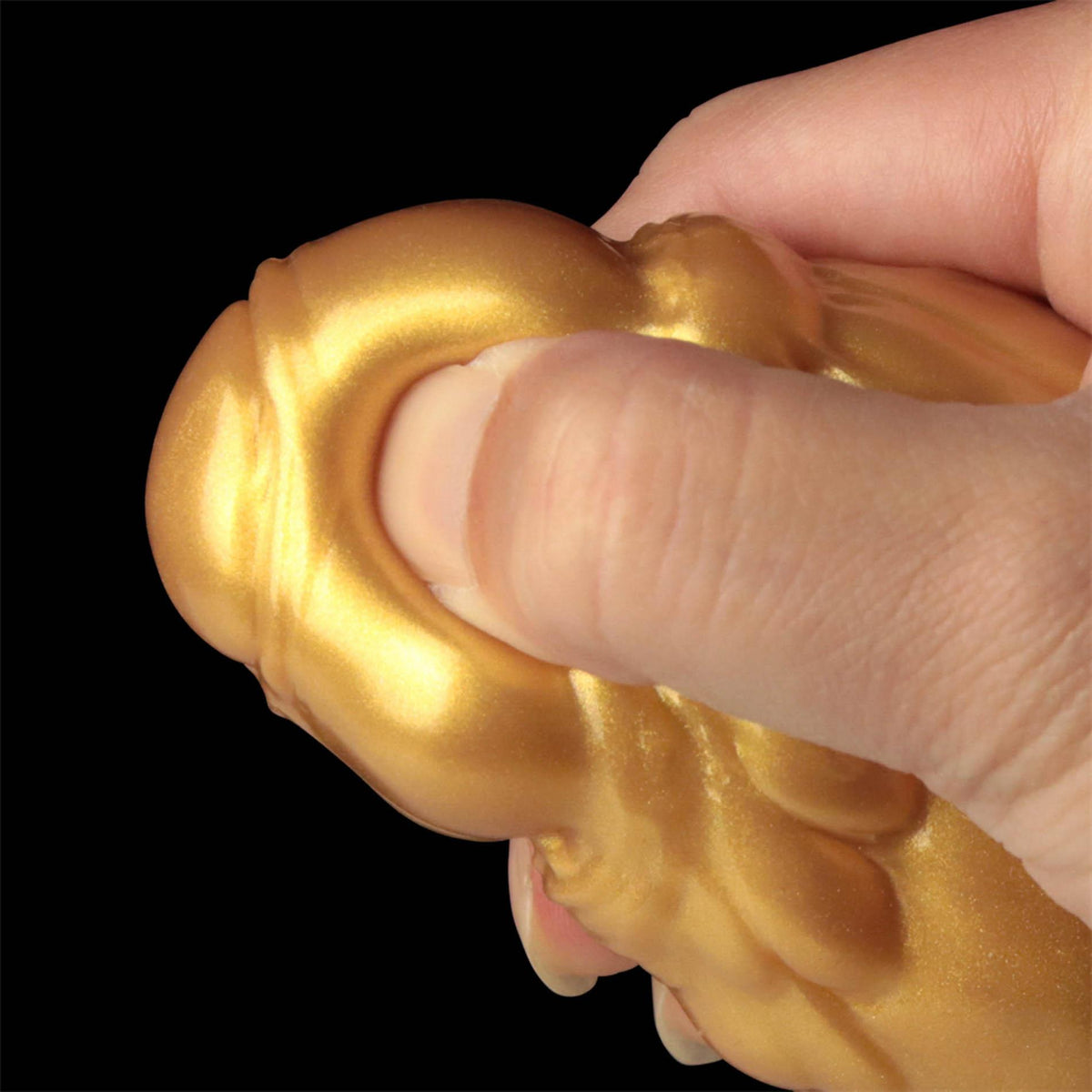 19-10'' Dual Density Silicone Inflatable Dildo-19