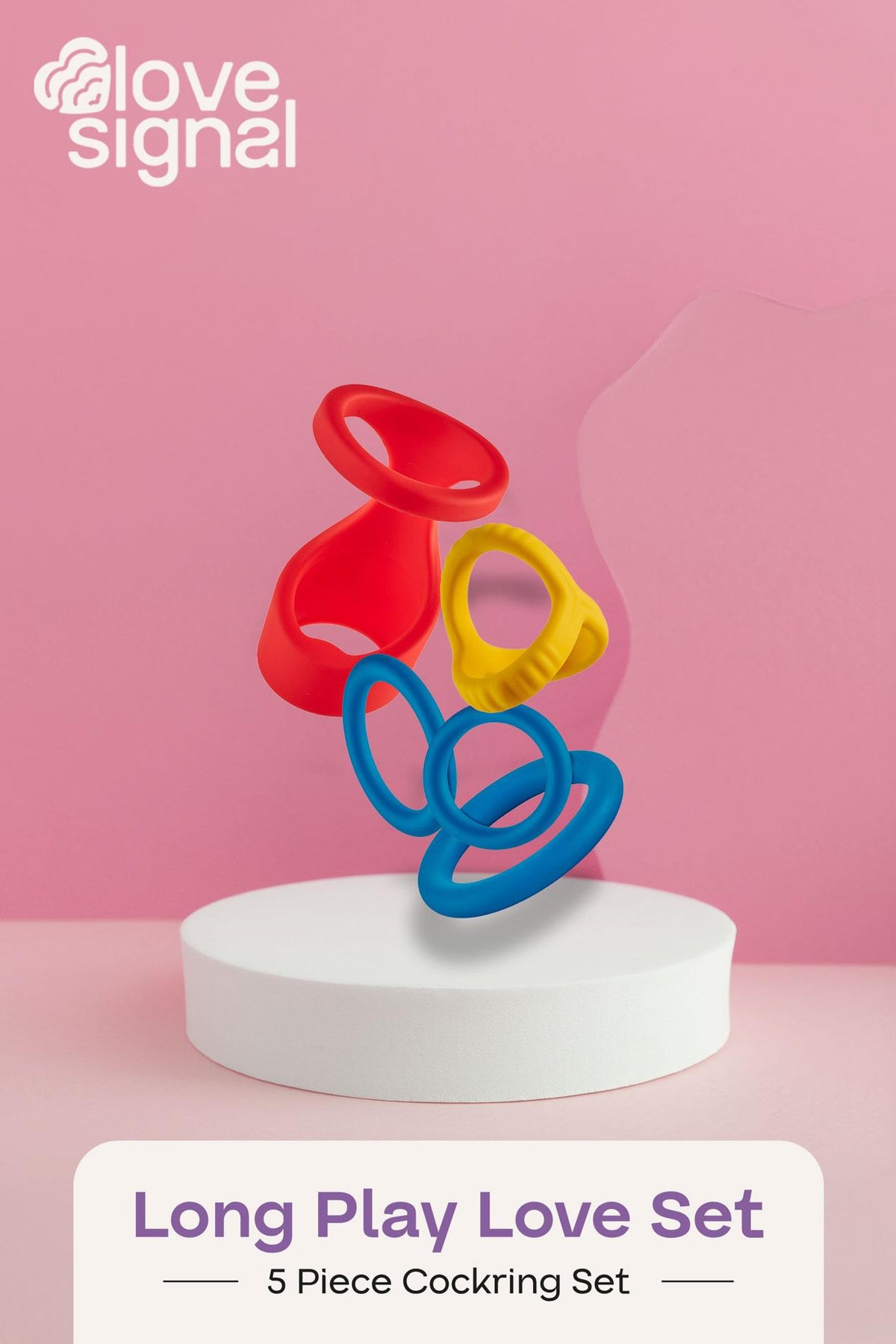 13-Zestaw pierścieni silikonowych Dream Toys Long Play Love Set-13