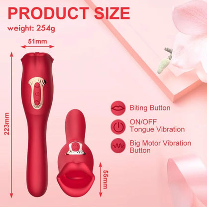 14-Stymulator łechtaczki Bite Mouth 2.0 muskający silikonowy USB-14