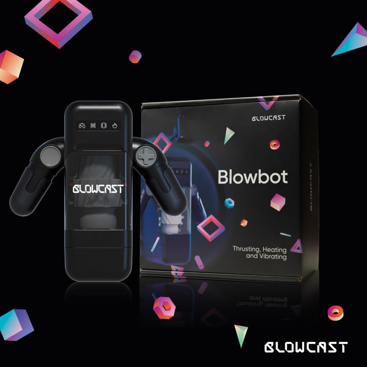 15-Automatyczny masturbator Blowbot BLOWCAST z wibracją i podgrzewaniem-15
