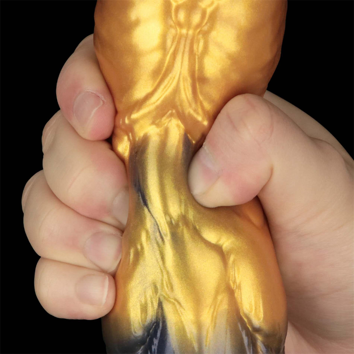 18-10'' Dual Density Silicone Inflatable Dildo-18