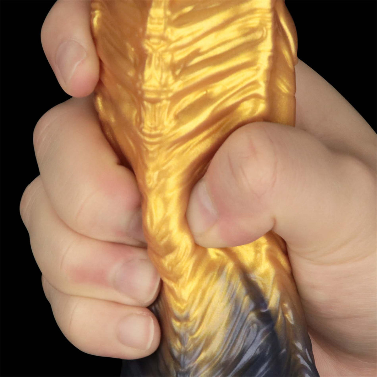 19-8'' Dual Density Silicone Inflatable Dildo-19