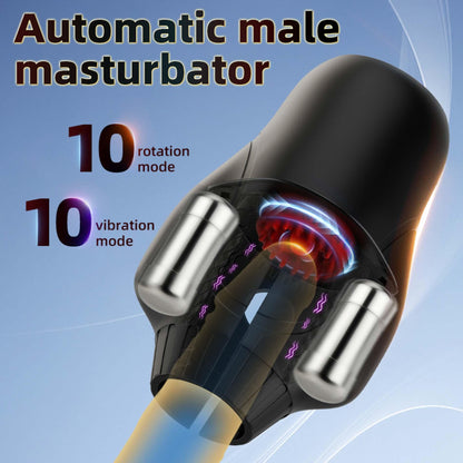 21-Automatyczny masturbator Cyclone Spinner Elite z rotacją i wibracją USB-21