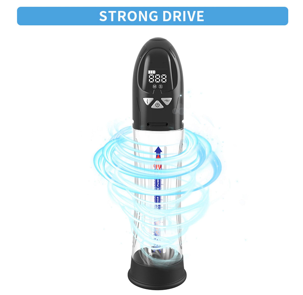 14-Pompka automatyczna Passion Pump wodoodporna LCD ładowalna 21 cm-14