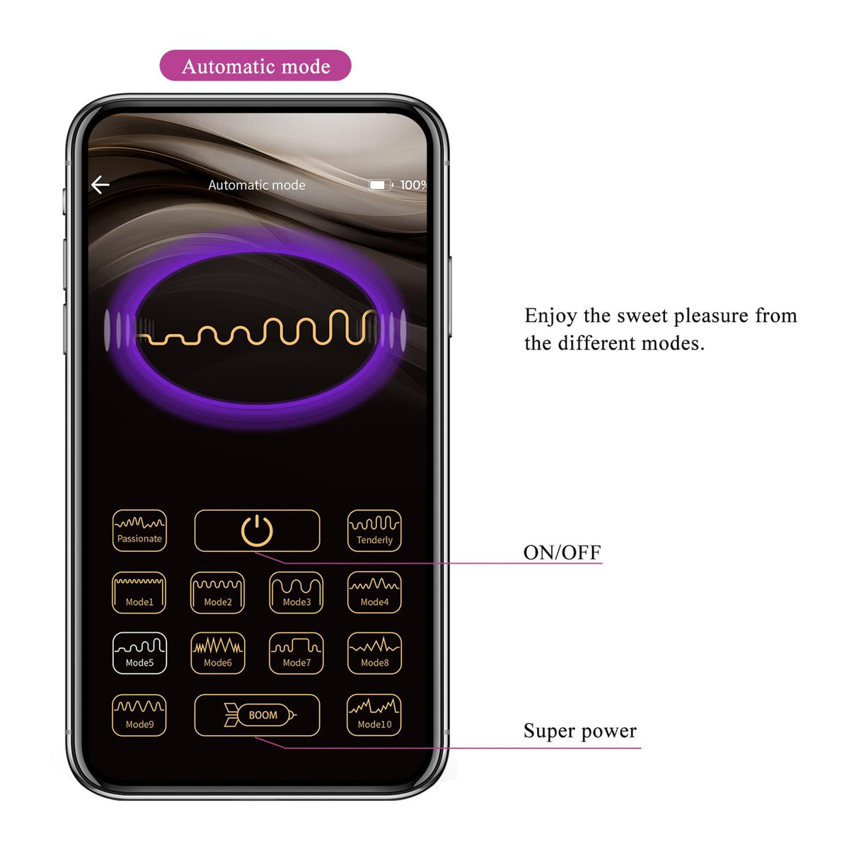 16-Jajko wibrujące Pretty Love Poulsen z aplikacją silikonowe USB wodoodporne-16