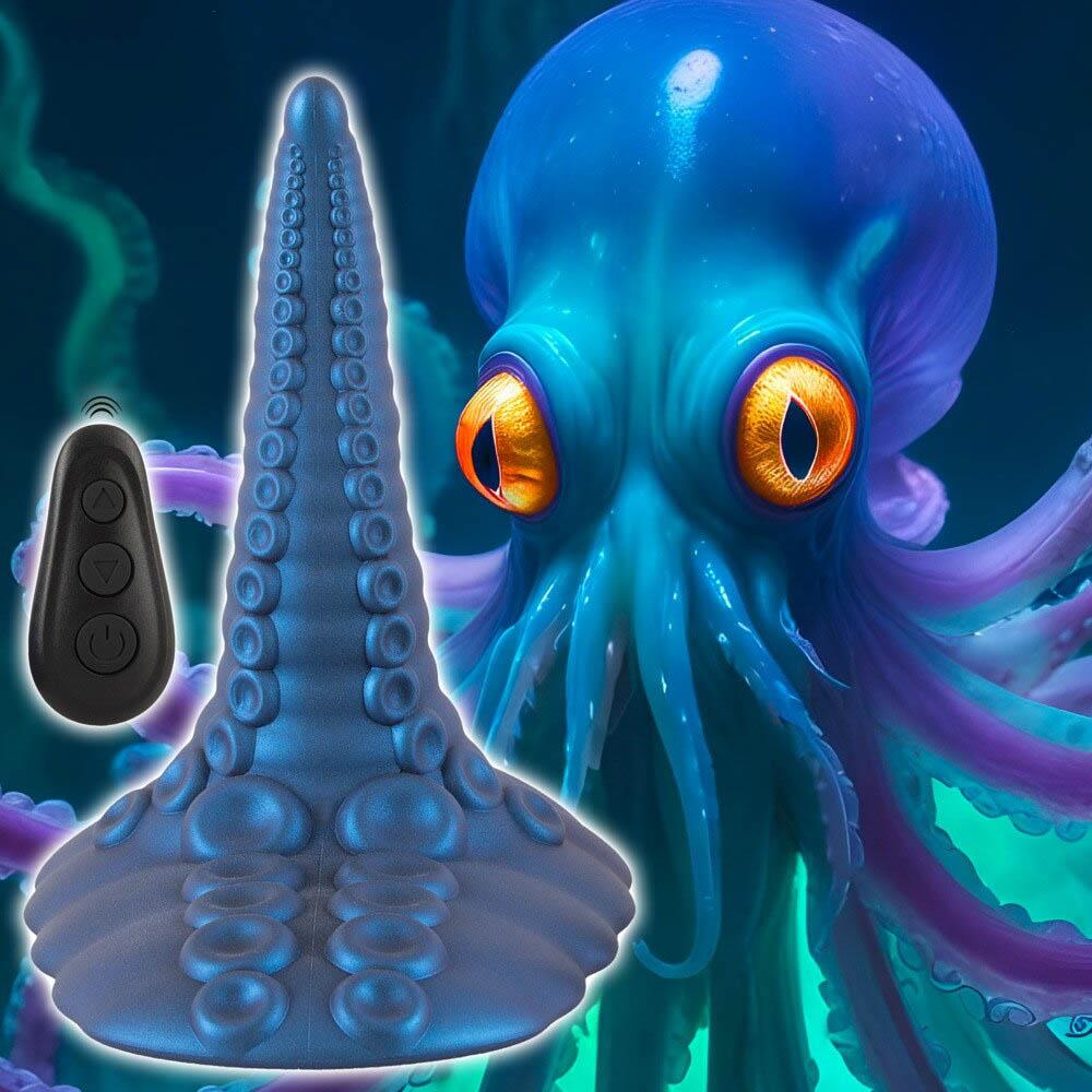 15-Wibrator Tentacle Pad Beasty Cocks silikonowy pilot USB-15