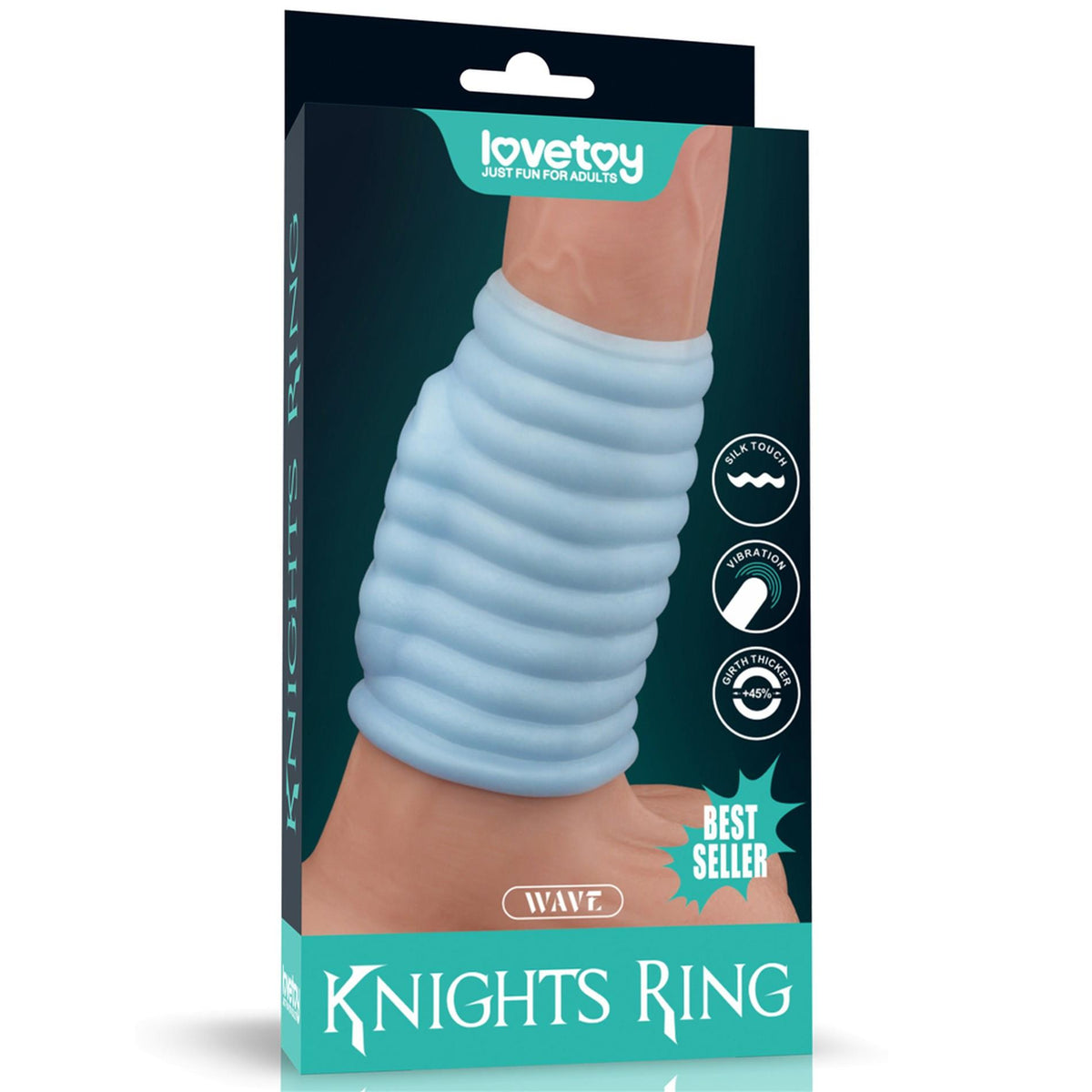 16-Vibrating Wave Knights Ring (Blue)-16