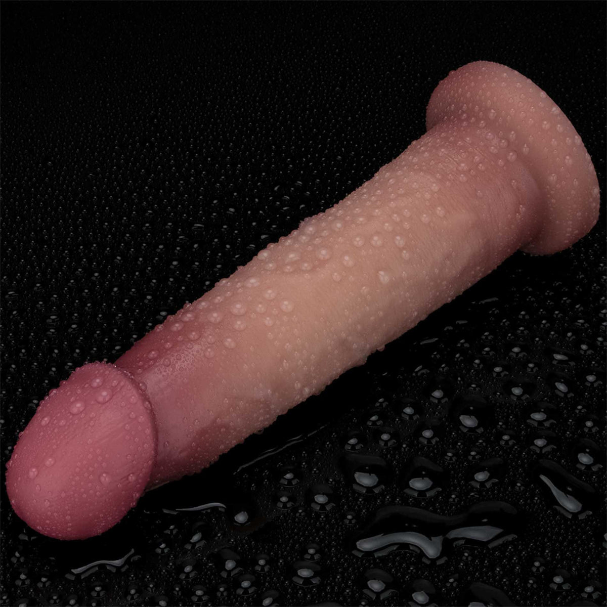 14-9'' Sliding Skin Pro II Dual Layer Silicone Dong-14