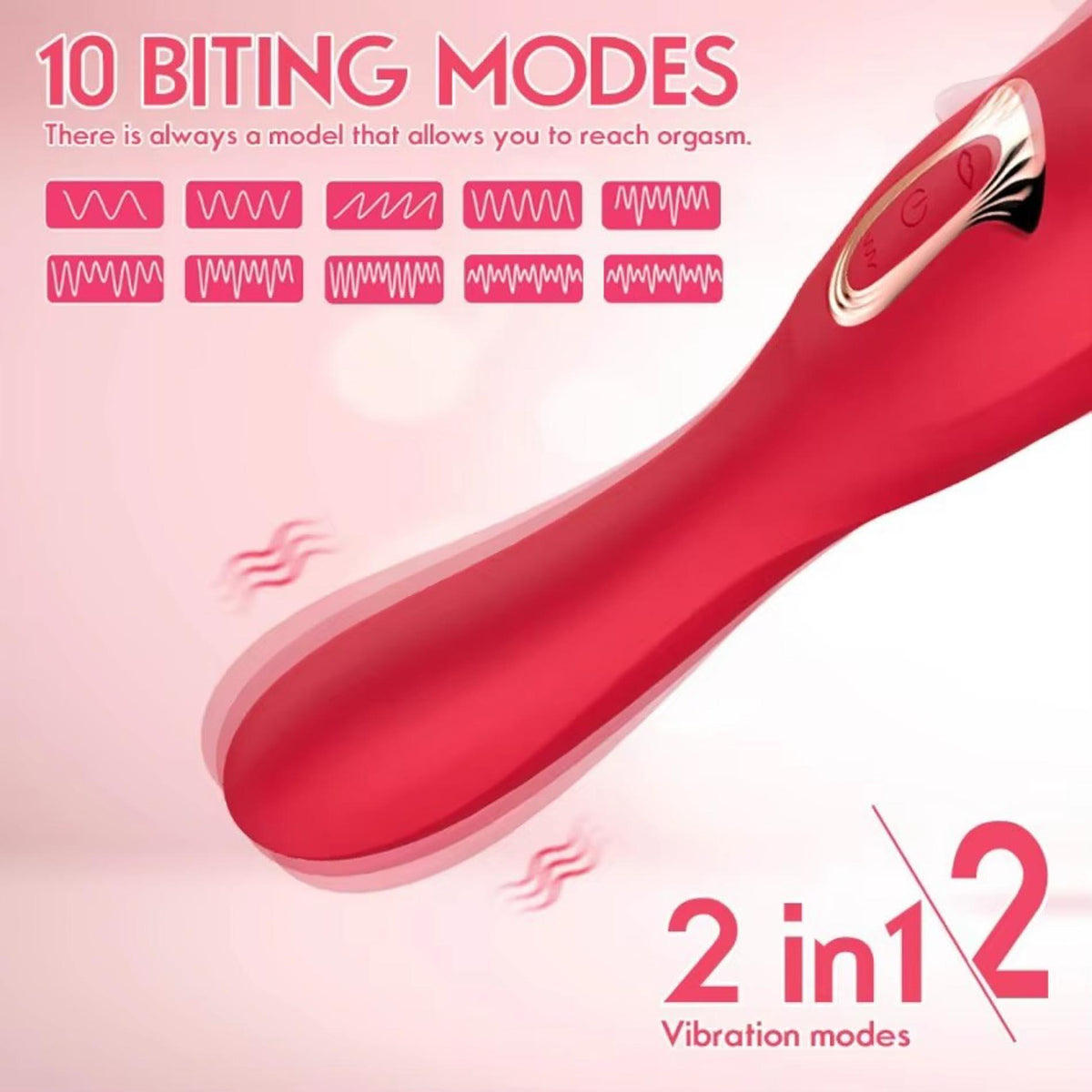 16-Stymulator łechtaczki Bite Mouth 2.0 muskający silikonowy USB-16