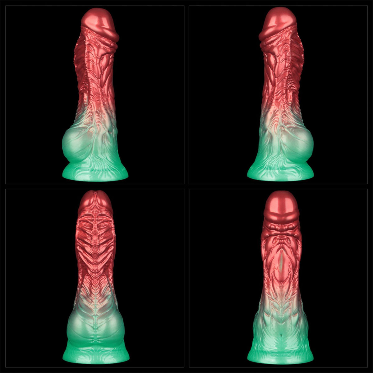 19-8'' Dual Density Silicone Inflatable Dildo-19