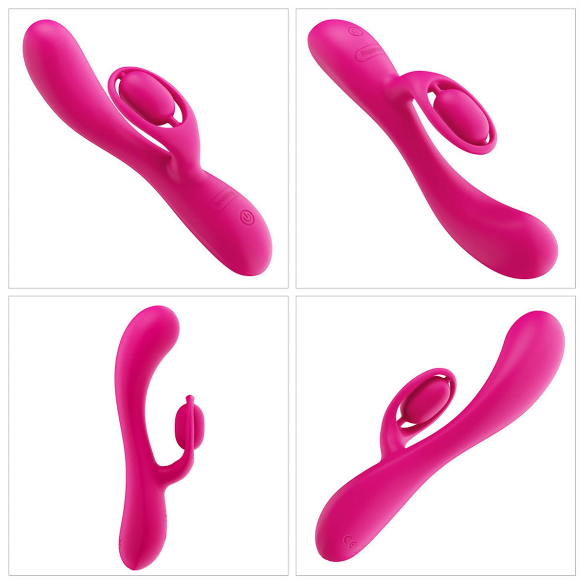 15-Wibrator króliczek silikonowy Lovetoy LAllure Swirl USB 20 cm-15