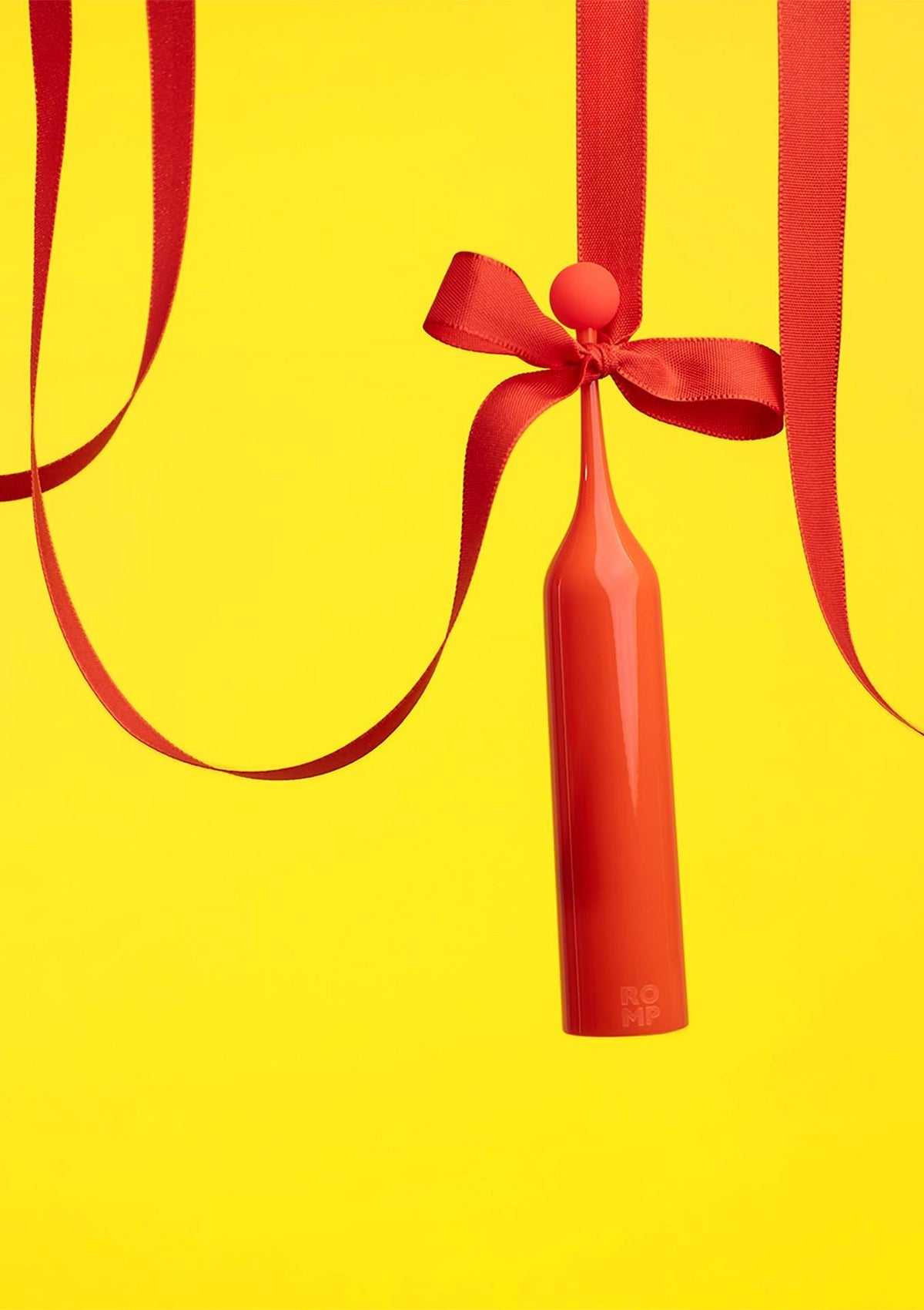 15-Wibrator ROMP Pop czerwony z wymiennymi końcówkami USB-15