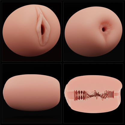 16-Slider Double-Ended Masturbator Vagina and Anus-16