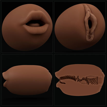 17-Slider Double-Ended Masturbator Mouth and Vagina-17