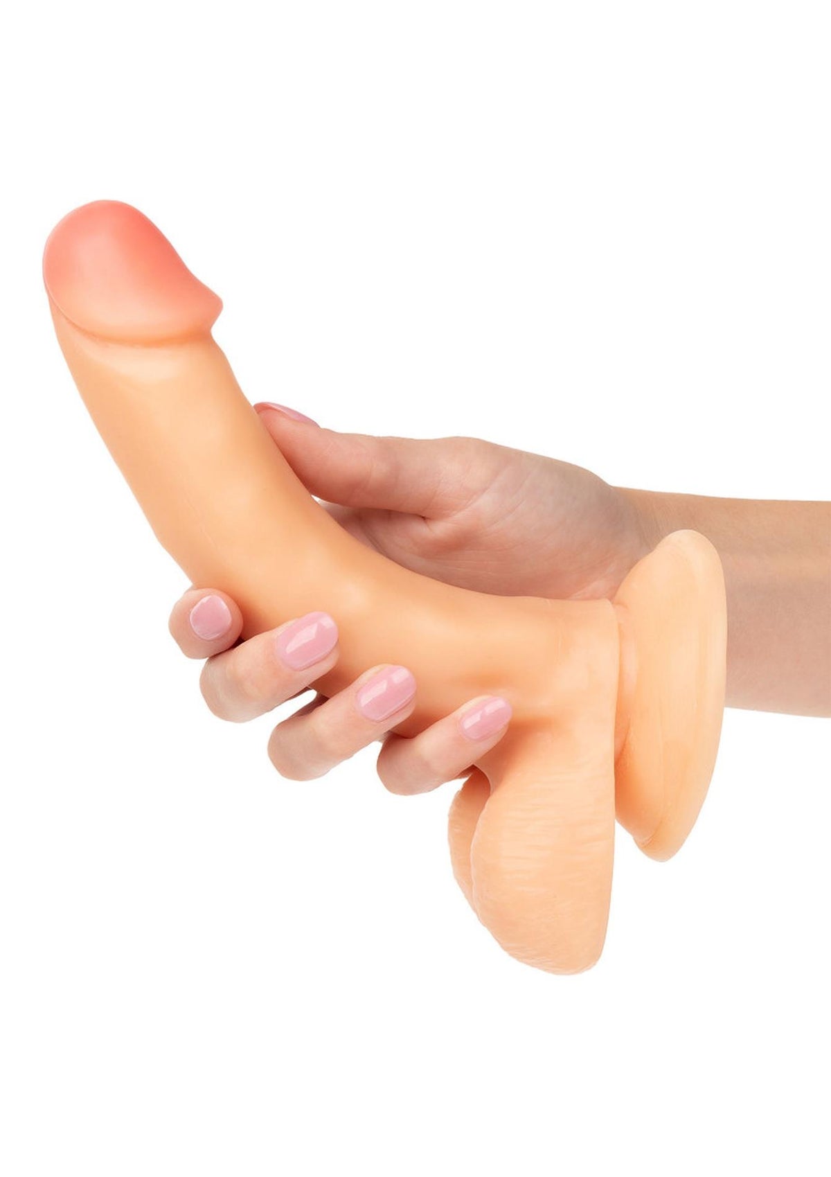 18-Dildo realistyczne Working Stiff The Delivery Man jasny odcień skóry-18