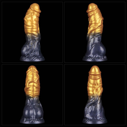 16-7.5'' Dual Density Silicone Inflatable Dildo-16