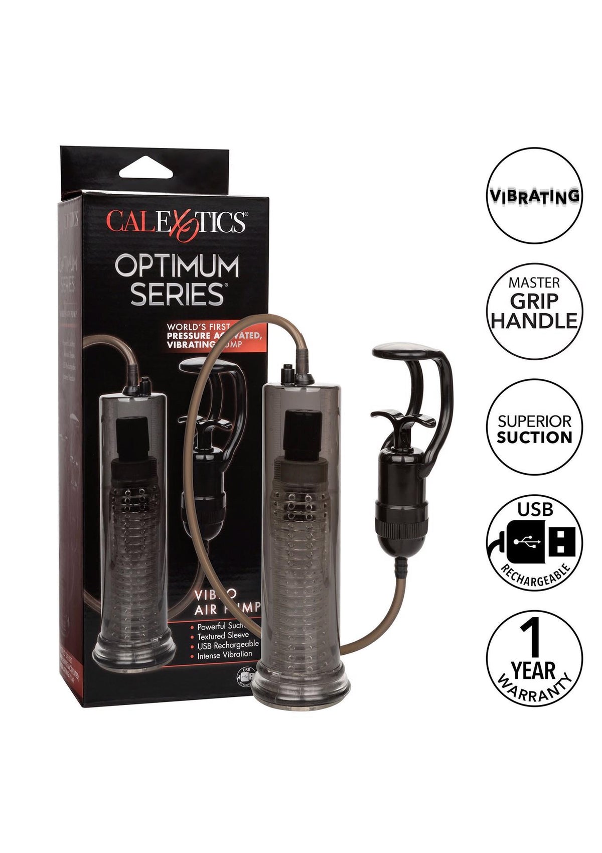 20-Pompka wibracyjna Calexotics Air Pump czarny USB-20