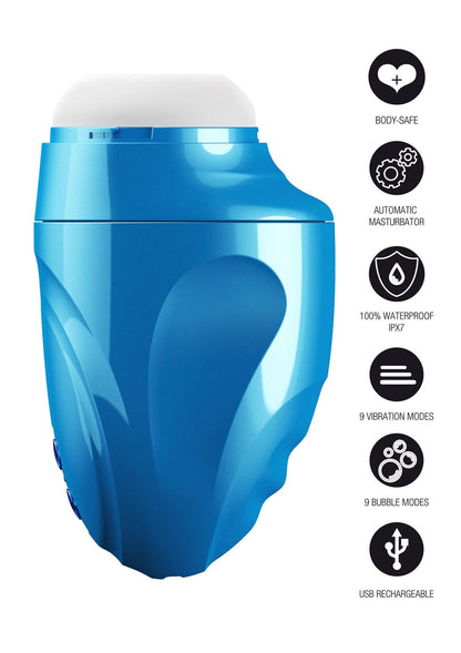 20-Masturbator Fusion X Aqua Bubble z wibracją niebieski-20