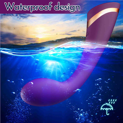 17-Wibrator punktu G B Series Cute czerwony silikonowy USB-17