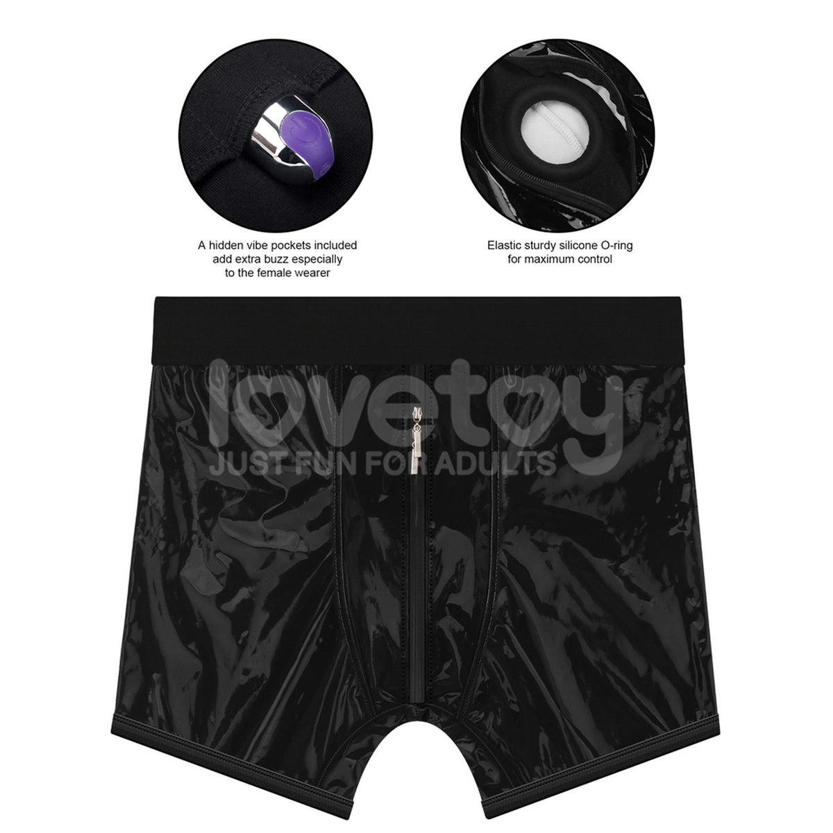 18-Szorty do strap on Chic Lovetoy czarne talia 81 89 cm-18