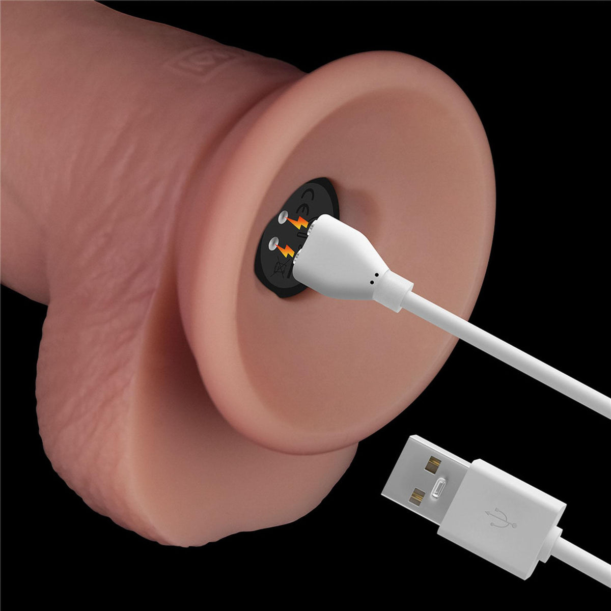 22-8.5" Vibrating Sliding Skin Pro II Dual Layer Silicone Dong-22