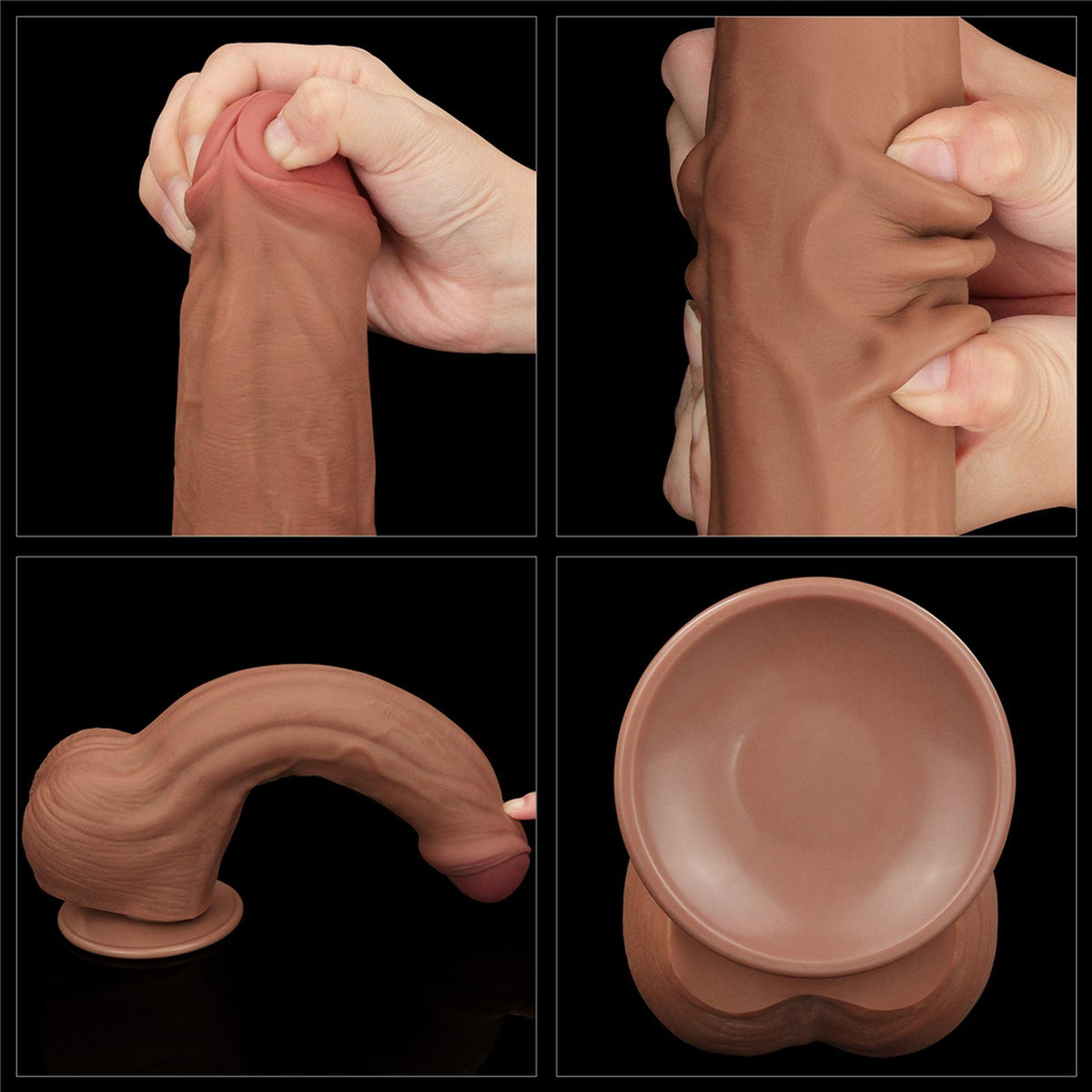 20-11.5'' King Sized Sliding Skin Dual Layer Dong Brown-20