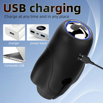 19-Automatyczny masturbator Cyclone Spinner Elite z rotacją i wibracją USB-19
