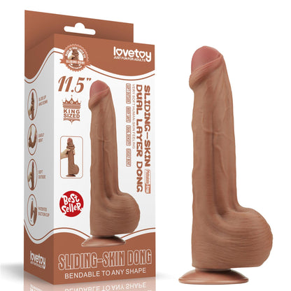21-11.5'' King Sized Sliding Skin Dual Layer Dong Brown-21
