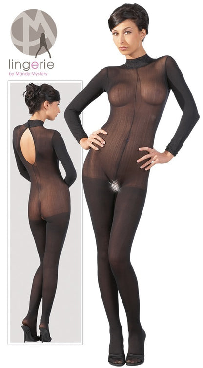 16-Catsuit bodystocking siateczka na całe ciało S/M-16