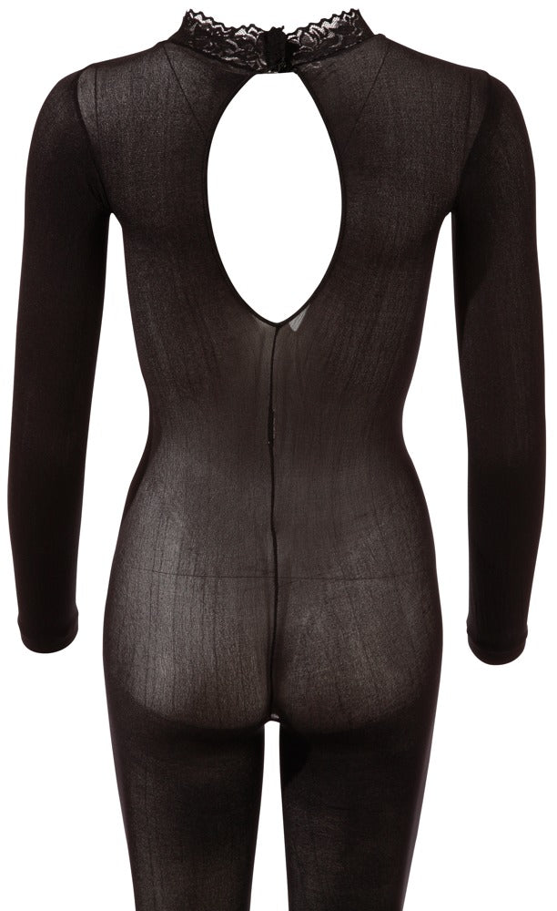 12-Catsuit bodystocking siateczka otwarty krok m/l-12