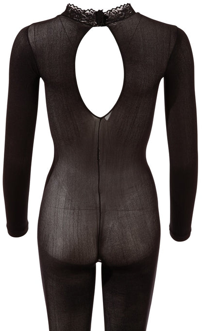 12-Catsuit bodystocking siateczka otwarty krok m/l-12