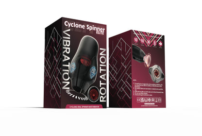 22-Automatyczny masturbator Cyclone Spinner Elite z rotacją i wibracją USB-22
