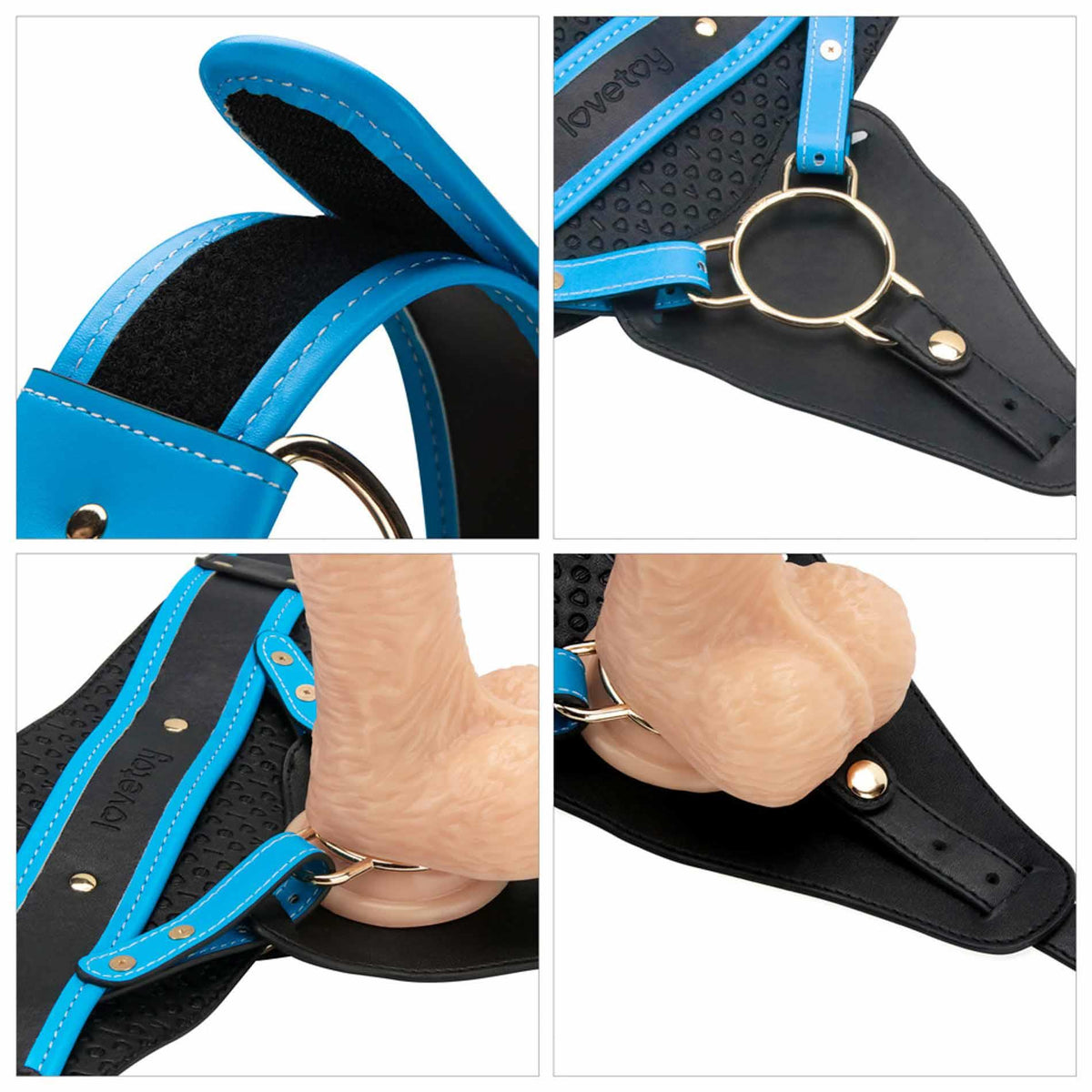 24-Vibrating Enhanced Strap on Set 8.5'' L/XL/2XL-24