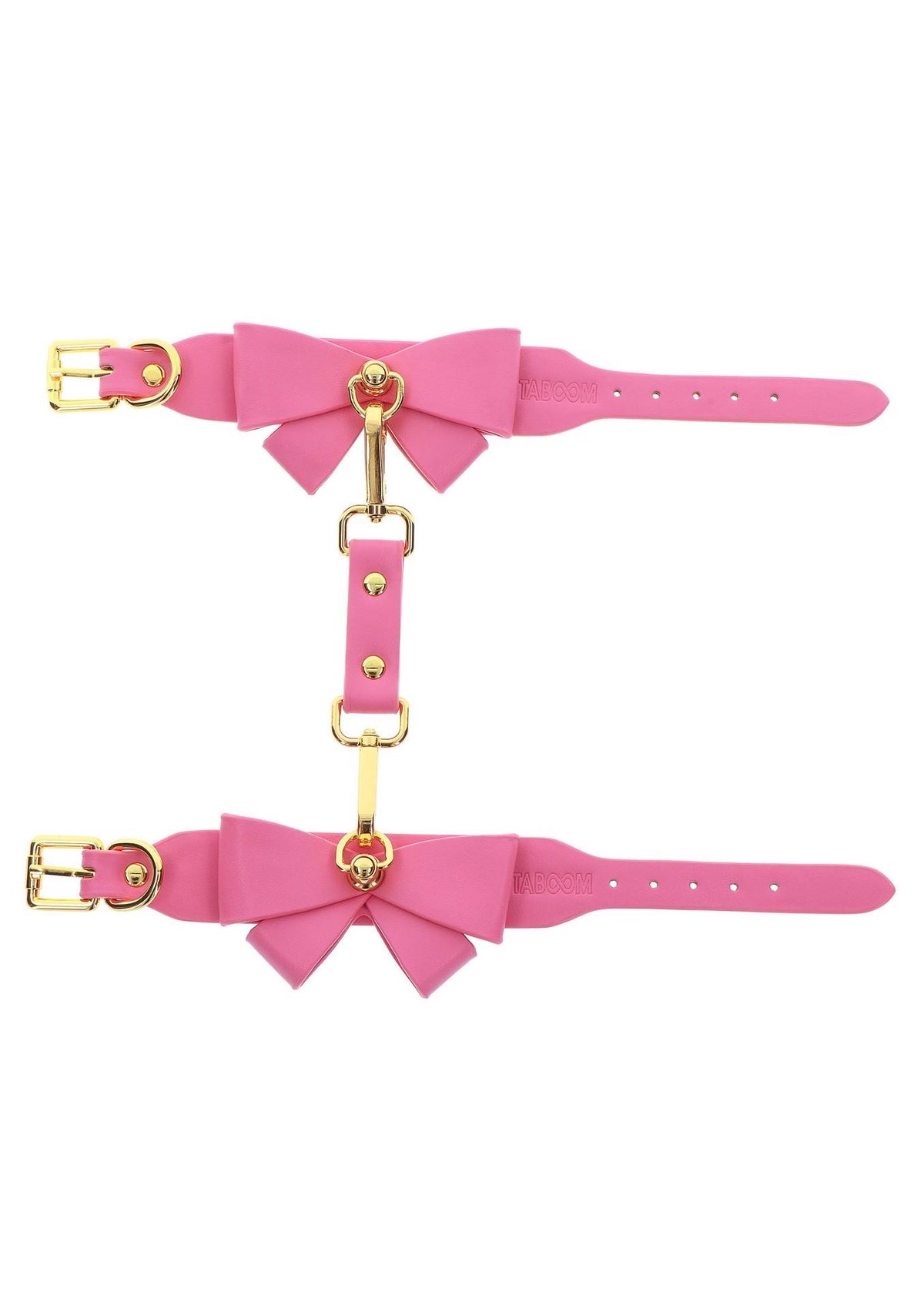 27-Kajdanki Taboom Malibu różowe PU 28 cm-27