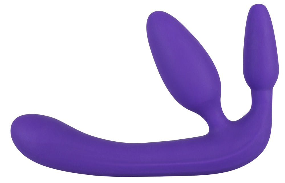 3-Potrójne dildo strap-on penetracja każdej dziurki-3