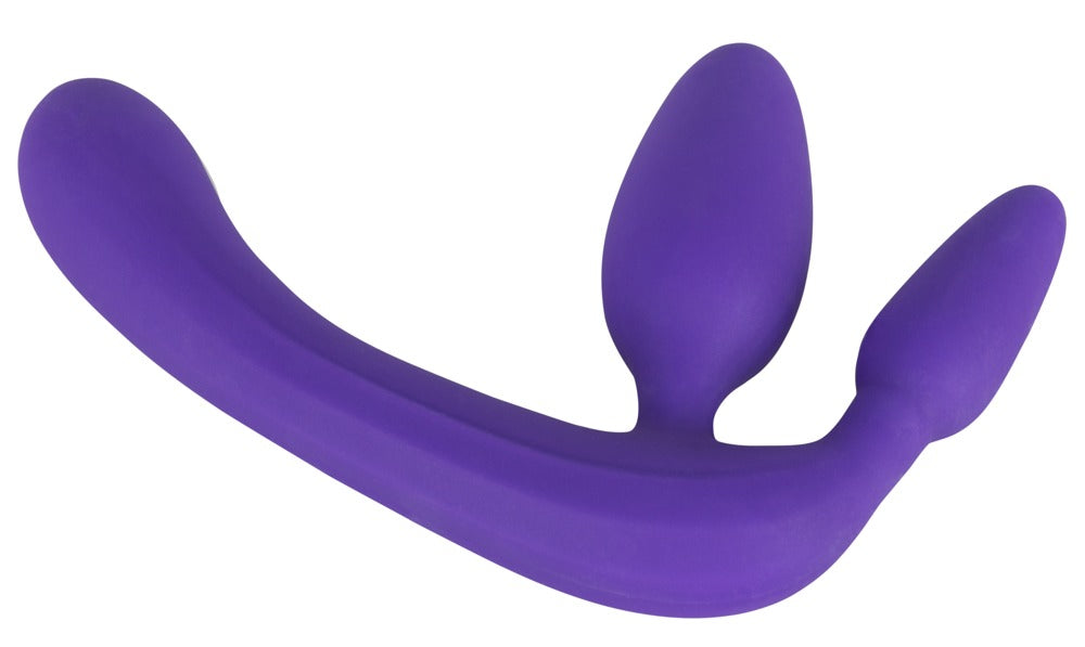 5-Potrójne dildo strap-on penetracja każdej dziurki-5