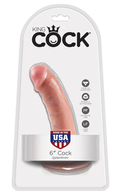 2-King Cock 6 inch Flesh-2