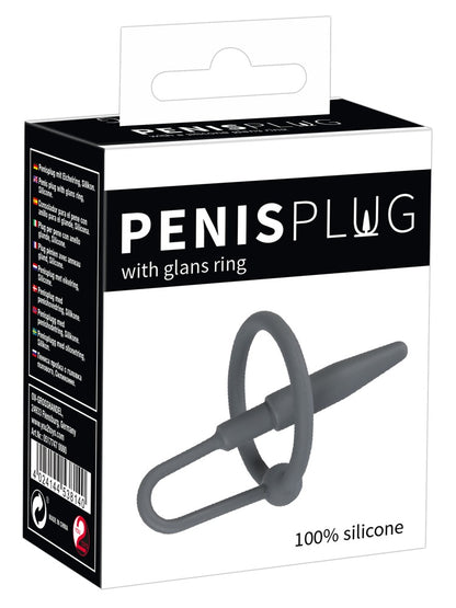 1-Penis Plug with Glans Ring-1