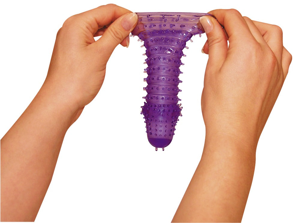 7-Nakładka stymulująca na penisa wibrator palce sex-7