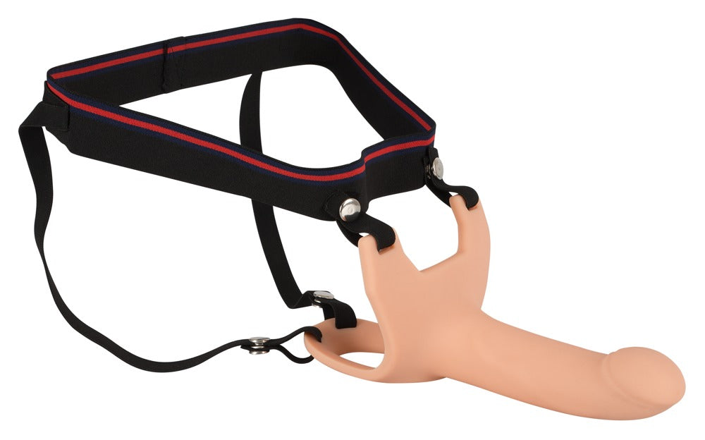 3-Proteza penisa pusta strapon sztuczny członek 16cm-3