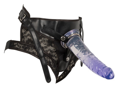 16-Strap-on na szelkach w zestawie dwa gumowe dildo-16