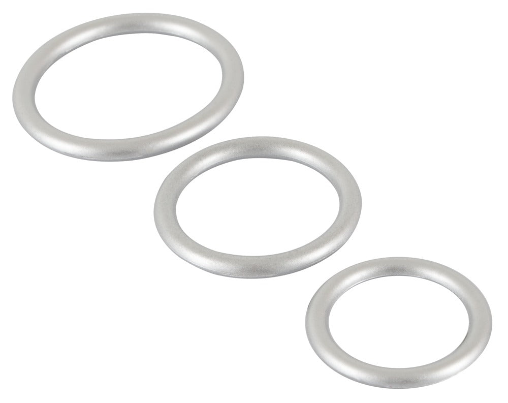 5-Metallic Silicone Cock ring se-5