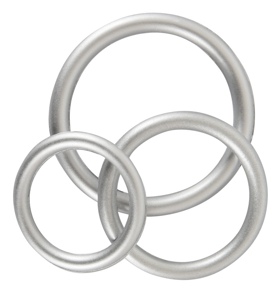 7-Metallic Silicone Cock ring se-7