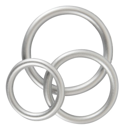 7-Metallic Silicone Cock ring se-7