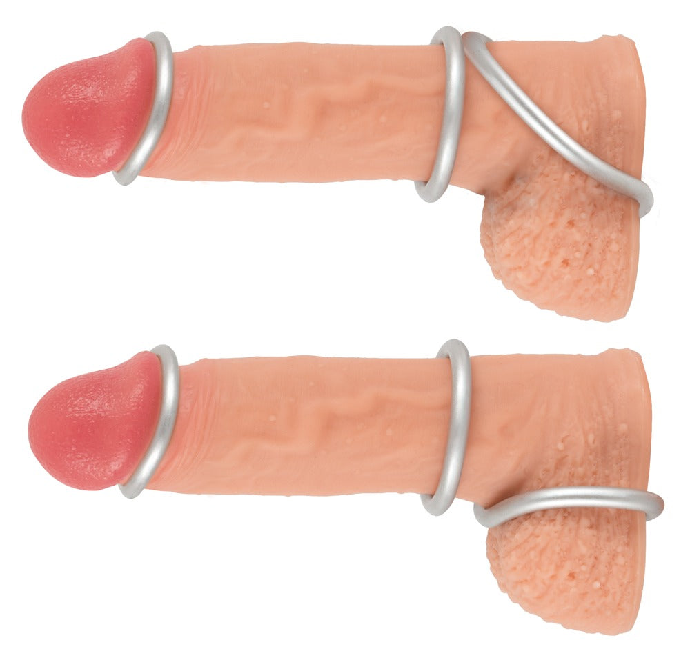 17-Metallic Silicone Cock ring se-17