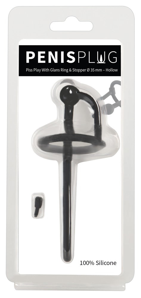 2-Penis plug Piss Play with Stop-2